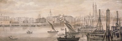 Vieux Pont de Londres, 1826 - F Jackson