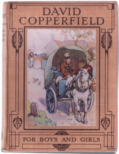 Conception de la couverture avant, illustration de David Copperfield, 1914 - F. M. B. Blaikie