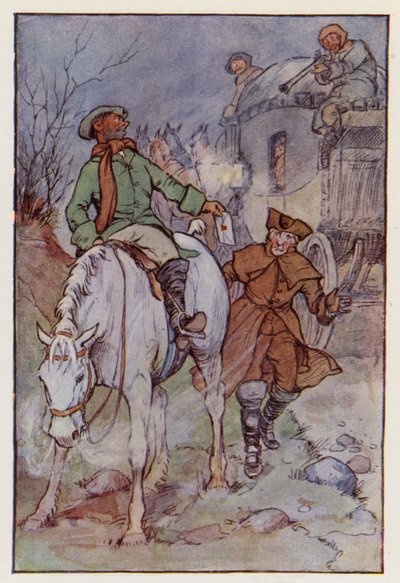 Illustration pour Un conte de deux villes de Charles Dickens - F. M. B. Blaikie