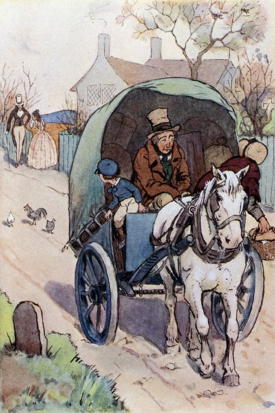 Illustration pour David Copperfield - F. M. B. Blaikie