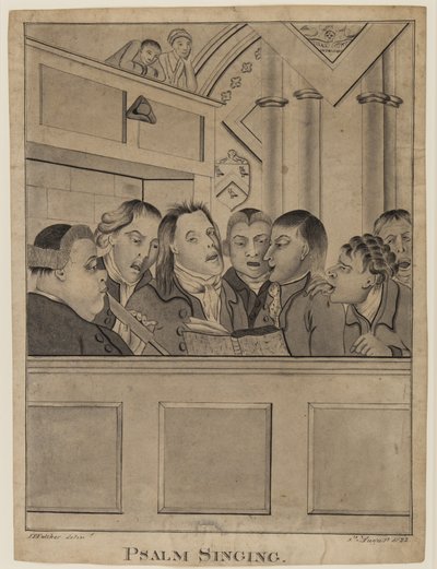 Chant de psaume, 9 août 1822 - F. P. Fulcher