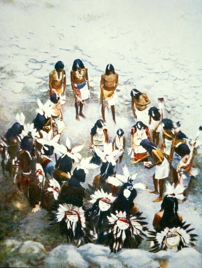 Cérémonie Lenya, Walpi Pueblo, c.1900 - F. Seth