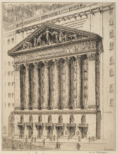 La Bourse de New York - F. W. W. Hoppe