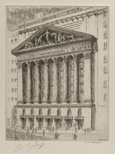 La Bourse de New York - F. W. W. Hoppe