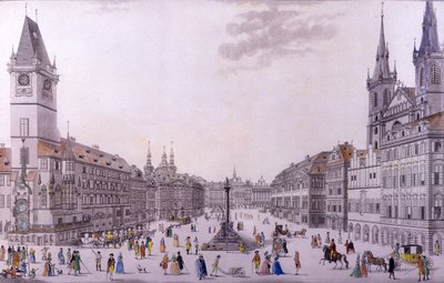 Place de la Vieille Ville, Prague - F. and Heger, P. Heger