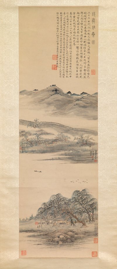 Réunion élégante au coin de la poésie - Fa Shishan et al., Chinese