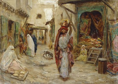Un marché arabe - Fabio Fabbi
