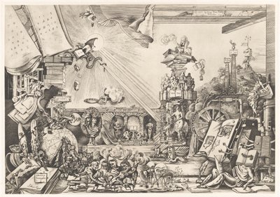 Représentation surréaliste - Fabius von Gugel (signed by artist)