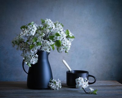 Nature morte aux fleurs printanières - Fangping Zhou