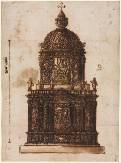Conception pour un ciboire, 1600s - Fantoni Family Workshop