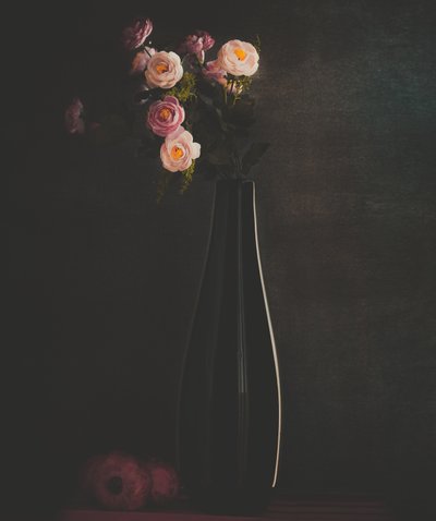 Nature morte « Moody Flowers » - Farid Kazamil