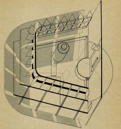 U-Theatre. De La scène au Bauhaus Die Bühne im Bauhaus, 1925 - Farkas Molnar