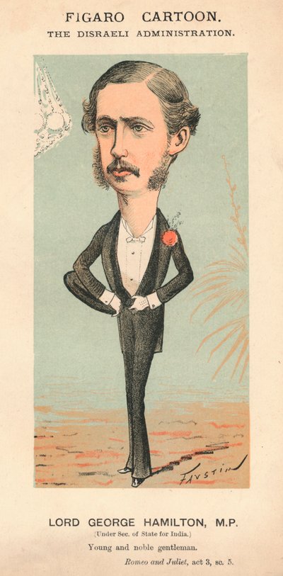 Lord George Hamilton, M.P., vers 1870 - Faustin