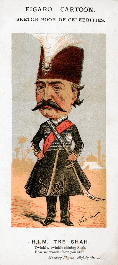 Le Shah de Perse, 19ème siècle - Faustin