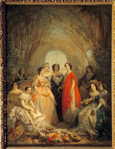 Les Dames Sociétaires de la Comédie Française dans leur rôle - Faustin Besson