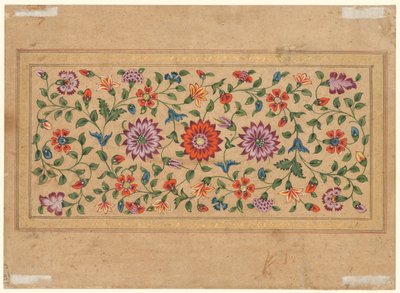 Vignes florales défilantes, 1755 - Fayzullah