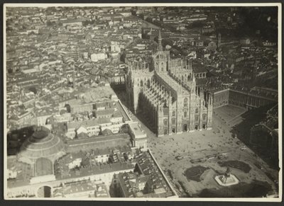 [Vue aérienne de Milan] - Fedele Azari