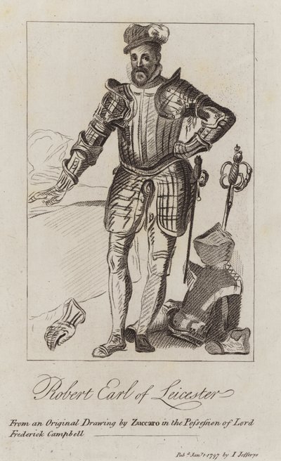 Robert Dudley - Federico (after) Zuccari or Zuccaro