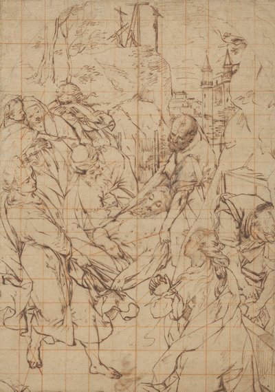 La mise au tombeau du Christ - Federico Barocci