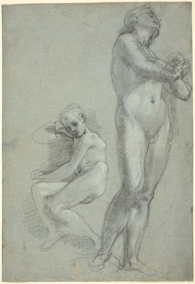 Deux jeunes hommes nus [recto] - Federico Barocci