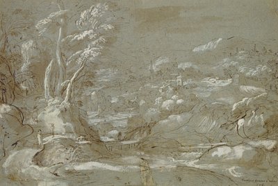 Paysage - Federico Fiori Barocci or Baroccio