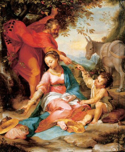Le repos pendant la fuite en Égypte - Federico Fiori Barocci or Baroccio