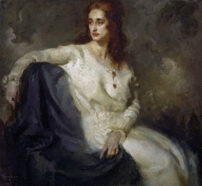 Dame en blanc (Dama in bianco) 1915 - Federico Guglielmo Jehuda Pollack