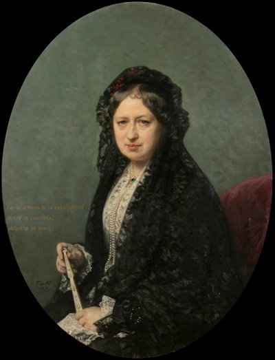 María Encarnación Cueto de Saavedra, duchesse de Rivas - Federico de Madrazo y Kuntz