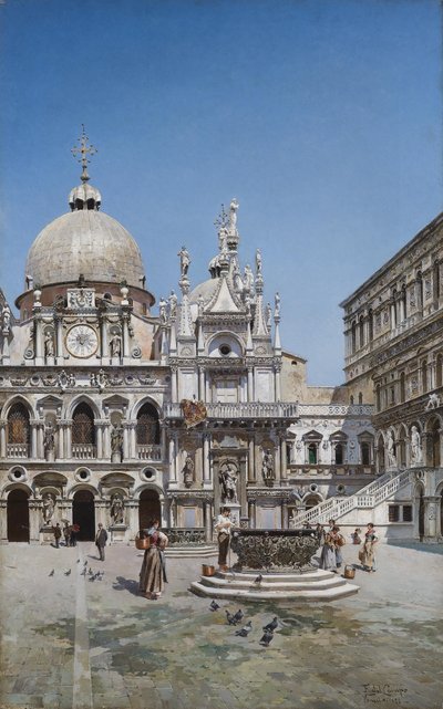 Cour du palais des Doges, Venise - Federico del Campo