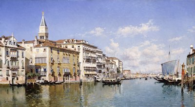 Le Grand Canal, Venise, 1883 - Federico del Campo