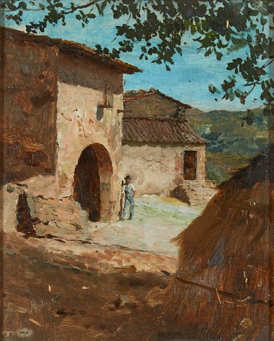 Un moment de repos au soleil - Federigo (attr.to) Andreotti