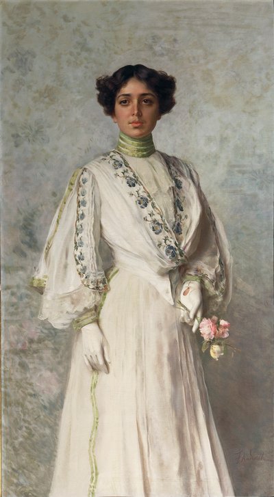 Portrait de Giulia Tricca par Federico Andreotti - Federigo Andreotti