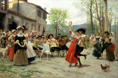 Soies et satins à la danse de mariage - Federigo Andreotti