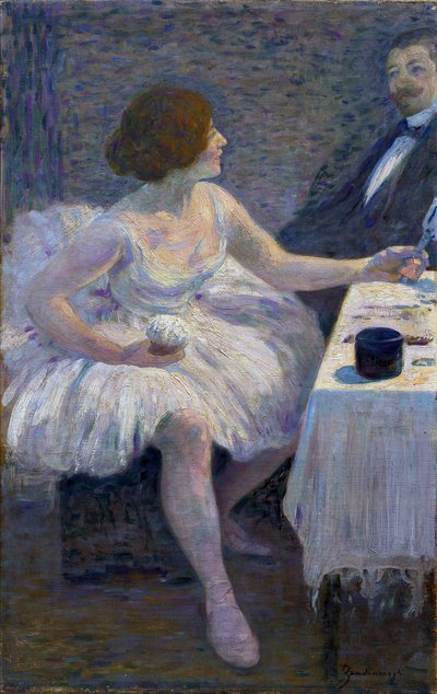 Une visite dans la salle de bain - Federigo Zandomeneghi