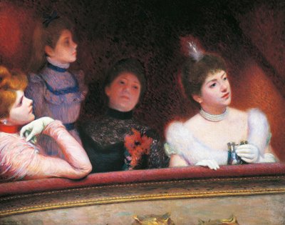 Scène ou Au Théâtre - Federigo Zandomeneghi