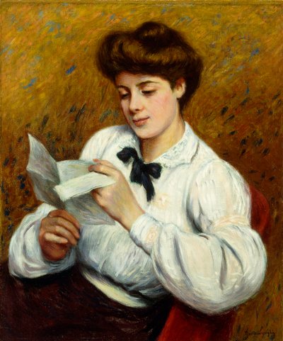 La Lettre - Federigo Zandomeneghi