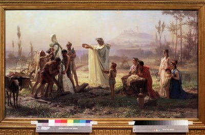 Cérémonie en hommage au dieu Hermès - Fedor Andreevich Bronnikov
