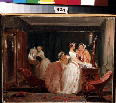 Les préparatifs de mariage - Fedor Andreevich Bronnikov