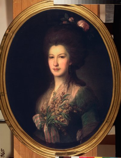 Portrait de la comtesse Elisabeth Santi - Fedor Stepanovich Rokotov