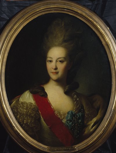 Portrait de la comtesse Ekaterina Nikolaïevna Orlova 1758-1781 - Fedor Stepanovich Rokotov