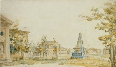 La place à Kherson, 1797 - Fedor Yakovlevich Alekseev