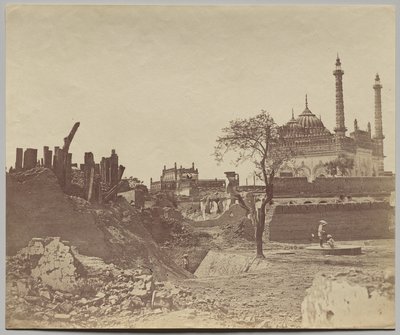 Batterie près du Begum Kotie - Felice A. Beato