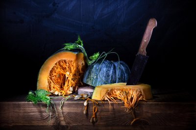 Récolte de citrouilles « Moody » - Felice Angelino