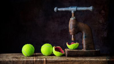 Balles de tennis compressées - Felice Angelino