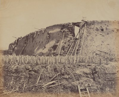 Angle du Fort Nord de Taku où les Français sont entrés, 21 août 1860, 1860 - Felice Beato