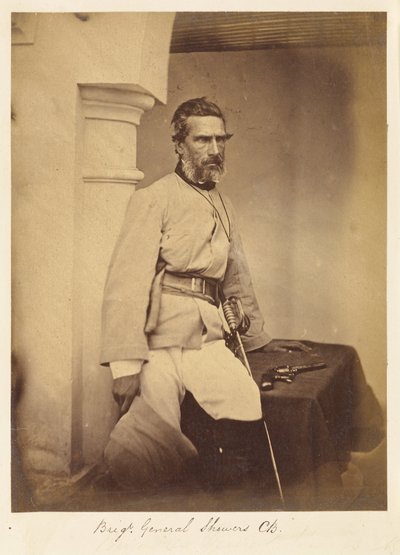 Général de brigade Showers, C.B. - Felice Beato