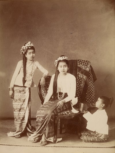 Princesses birmanes - Felice Beato