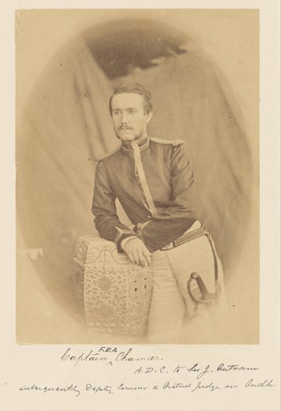 Capitaine F.E.A. Chamier, A.D.C. de Sir J. Outram, ensuite Commissaire Adjoint et Juge de District à Oudh - Felice Beato