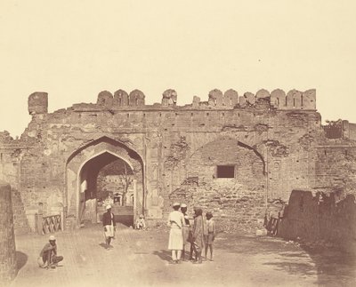 Porte de Cachemire. Vue de face - Felice Beato