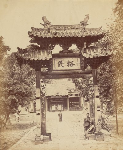 Entrée du Trésor, Canton, 10 avril 1860 - Felice Beato